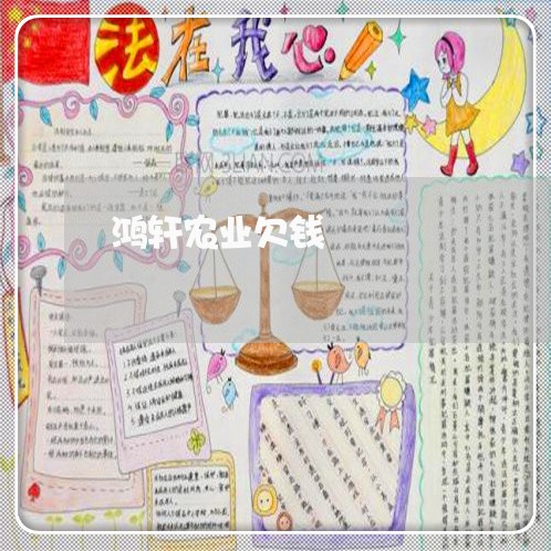 鸿轩农业欠钱/2023100861815