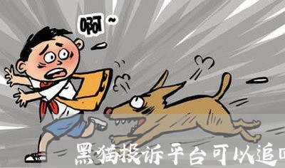 黑猫投诉平台可以追回被骗的钱吗/2023040450505