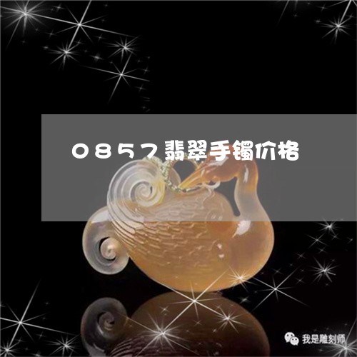 0857翡翠手镯价格/2023041125947