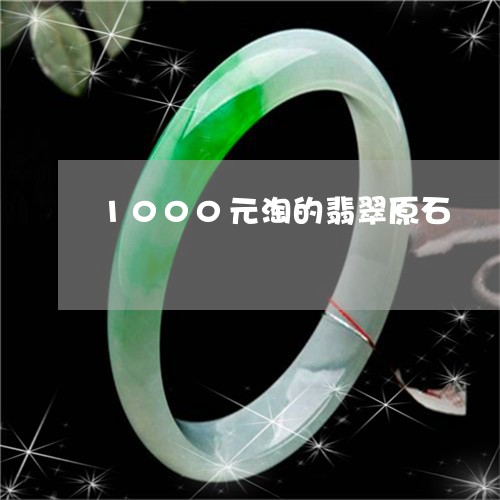 1000元淘的翡翠原石/2023070840572