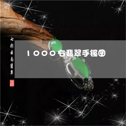 1000右翡翠手镯图/2023061550503