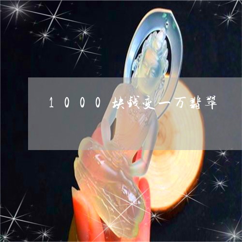 1000块钱变一万翡翠/2023070873858