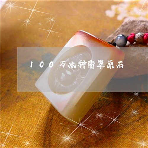 100万冰种翡翠原石/2023041174147