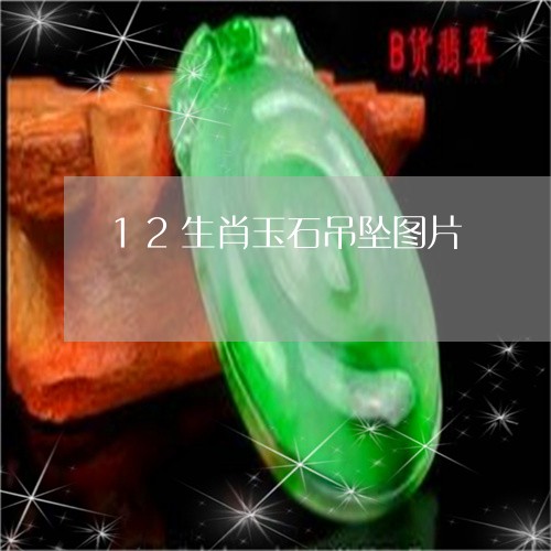 12生肖玉石吊坠图片/2023041196231