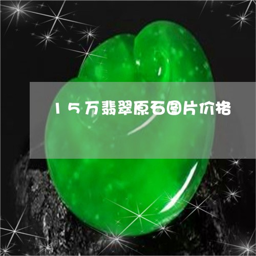 15万翡翠原石图片价格/2023070942616