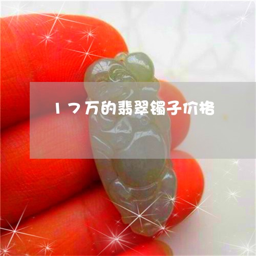 17万的翡翠镯子价格/2023082637048