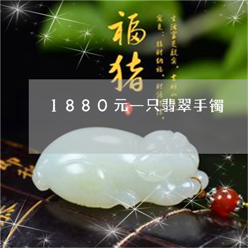 1880元一只翡翠手镯/2023070939613