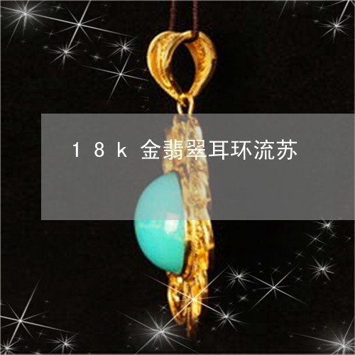 18k金翡翠耳环流苏/2023112579473