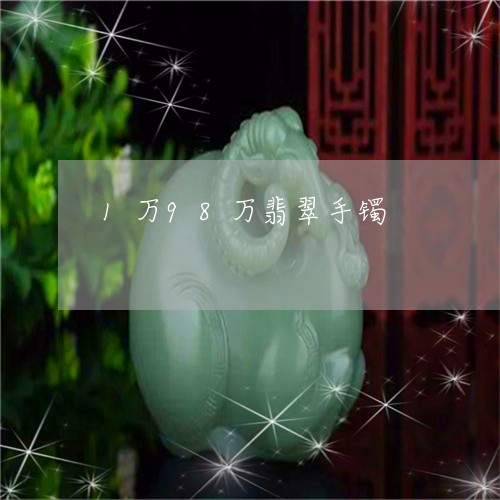 1万98万翡翠手镯/2023040147150