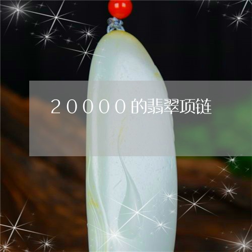 20000的翡翠项链/2023041064907