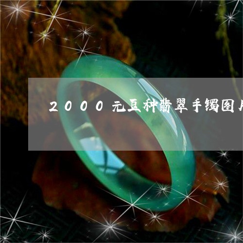 2000元豆种翡翠手镯图片/2023100707149