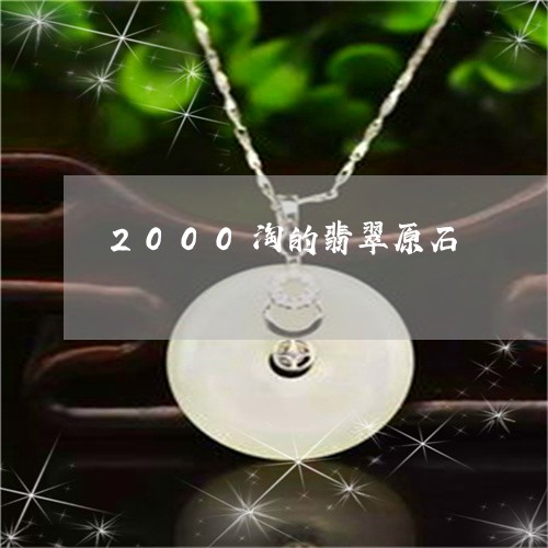 2000淘的翡翠原石/2023082549692