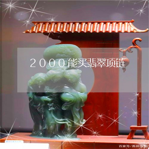 2000能买翡翠项链/2023041026171