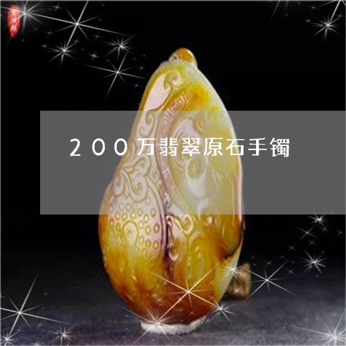 200万翡翠原石手镯/2023082520601