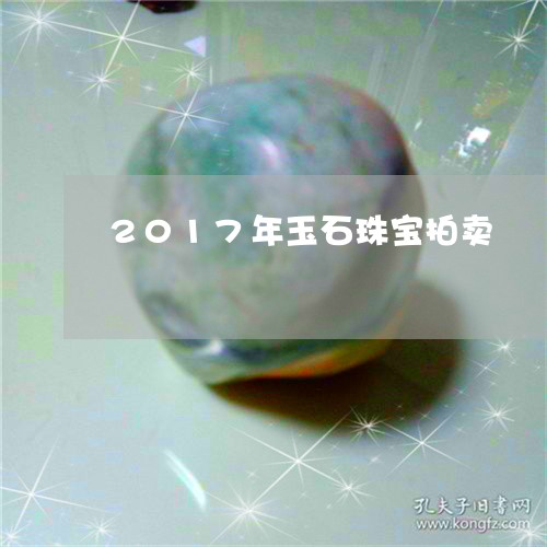 2017年玉石珠宝拍卖/2023070844946