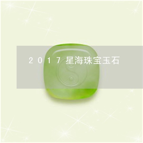 2017星海珠宝玉石/2023082583926