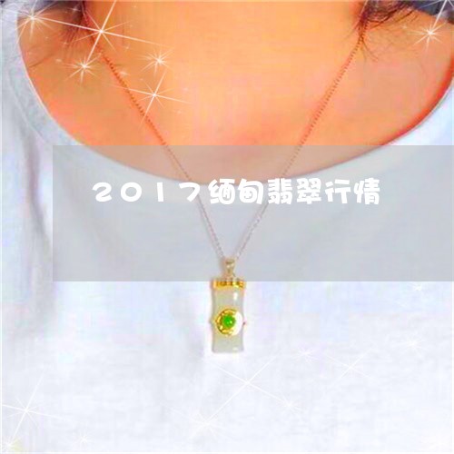 2017缅甸翡翠行情/2023041067957