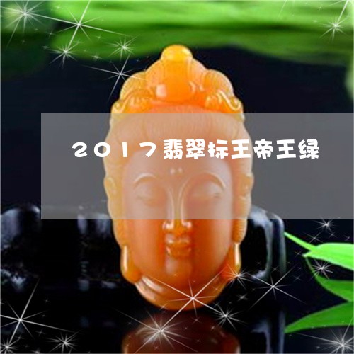 2017翡翠标王帝王绿/2023070802623