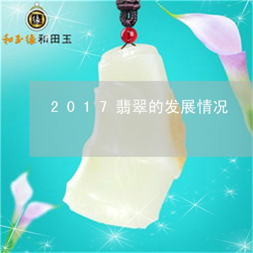 2017翡翠的发展情况/2023070812624