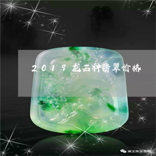 2019龙石种翡翠价格/2023070801582