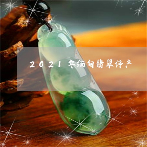 2021年缅甸翡翠停产/2023070826958