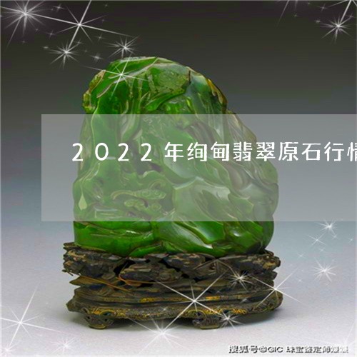 2022年绚甸翡翠原石行情/2023100697470