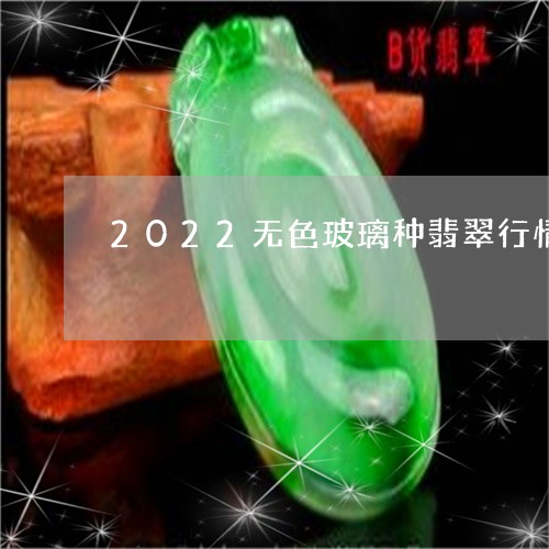 2022无色玻璃种翡翠行情走势/2023100698050