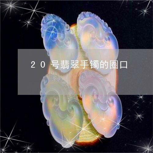 20号翡翠手镯的圈口/2023041046406