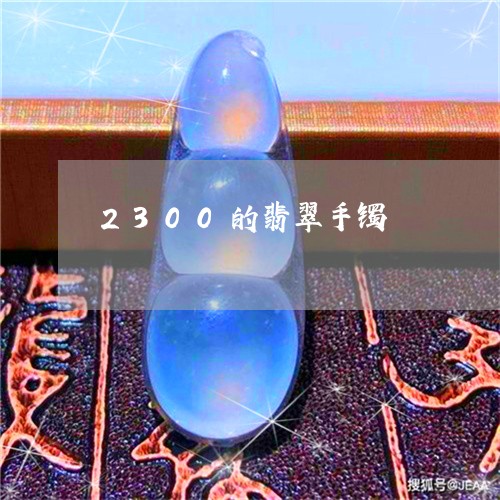 2300的翡翠手镯/2023040195827