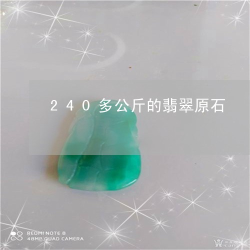 240多公斤的翡翠原石/2023070807040