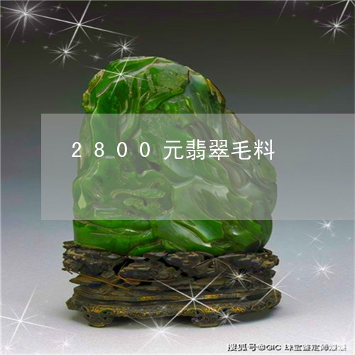 2800元翡翠毛料/2023033130471