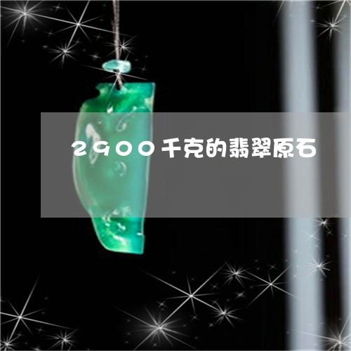 2900千克的翡翠原石/2023070849602