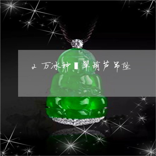 2万冰种翡翠葫芦吊坠/2023041137359