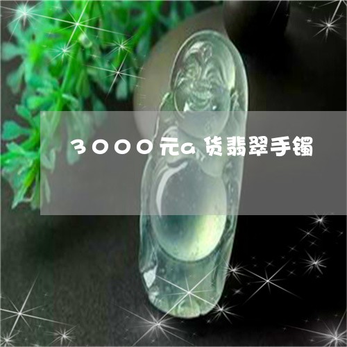 3000元a货翡翠手镯/2023070884846