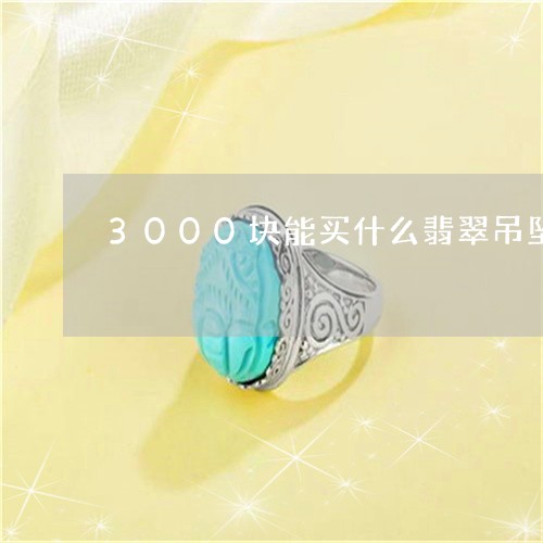 3000块能买什么翡翠吊坠/2023100695259