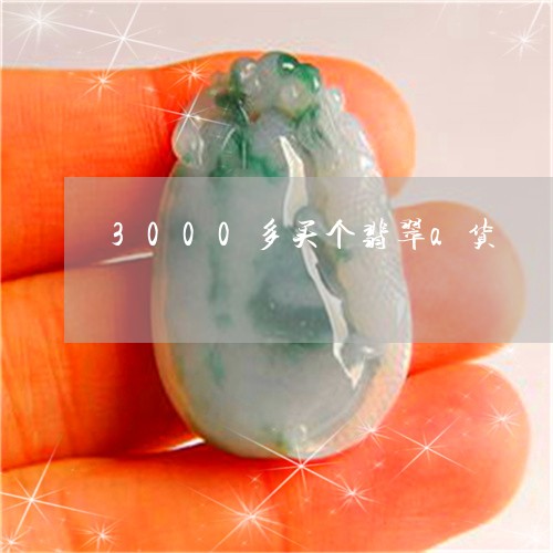 3000多买个翡翠a货/2023070963049