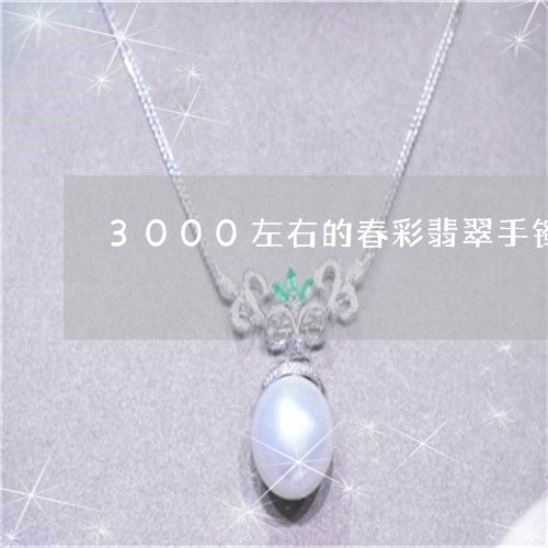 3000左右的春彩翡翠手镯/2023112516160