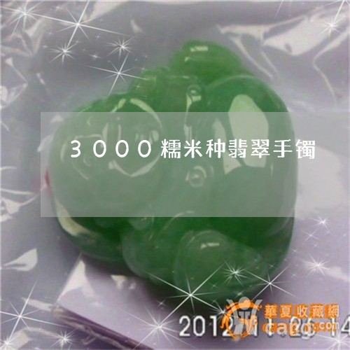 3000糯米种翡翠手镯/2023070919481