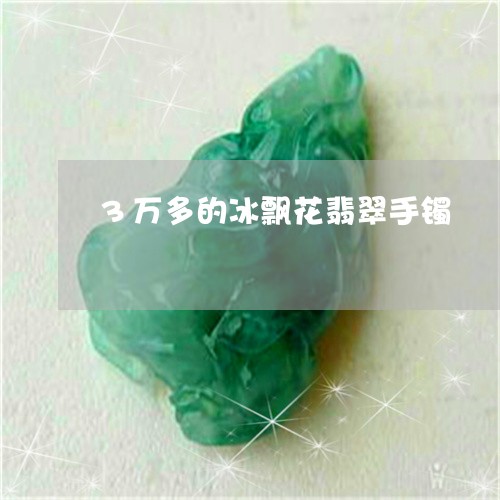 3万多的冰飘花翡翠手镯/2023070937159