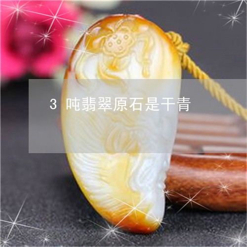 3吨翡翠原石是干青/2023033140181