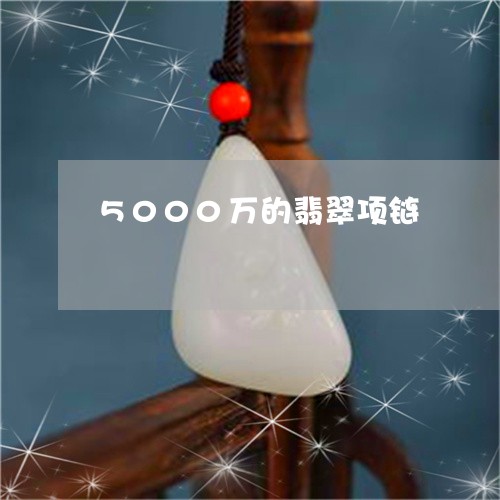 5000万的翡翠项链/2023082697683