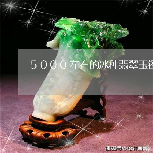 5000左右的冰种翡翠玉镯/2023100628392