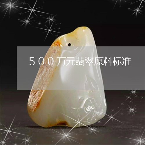 500万元翡翠原料标准/2023070905148