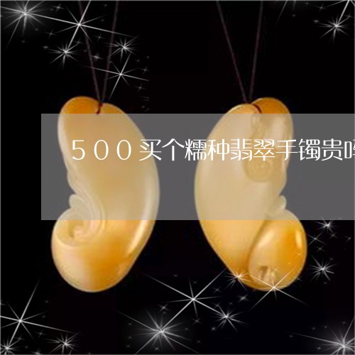 500买个糯种翡翠手镯贵吗/2023100636949