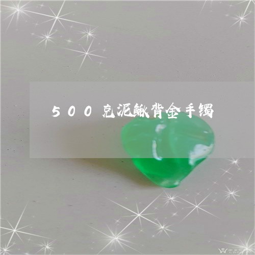 500克泥鳅背金手镯/2023051268481