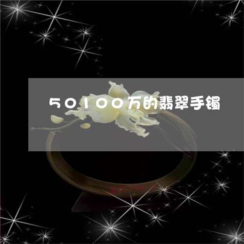 50100万的翡翠手镯/2023070816948