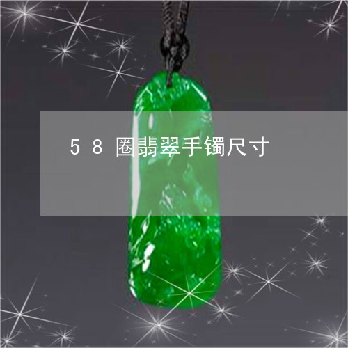 58圈翡翠手镯尺寸/2023033108249