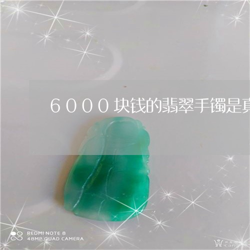 6000块钱的翡翠手镯是真的吗/2023100617036