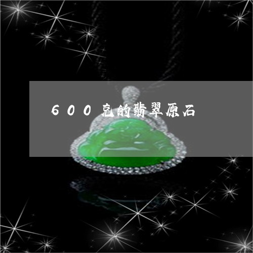 600克的翡翠原石/2023040140513