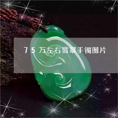 75万左右翡翠手镯图片/2023070832826